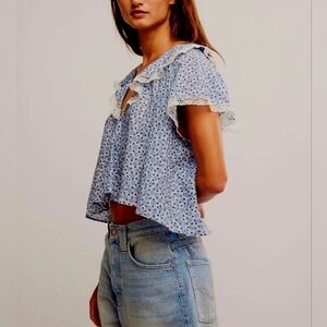 Free People Yours Truly Daisy Top
